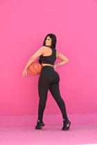 LEGGING zero transparência cós alto