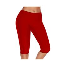 Leggings Capri Femininas De Cintura Alta Para Yoga E Treino Sem Bolsos