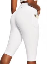 Leggings Capri Heathyoga Tummy Control com bolsos para mulheres Leggings Capri Heathyoga Tummy Control com bolsos para mulheres