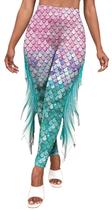 Leggings Color Cosplayer Mermaid Yoga Plus Size de cintura alta Leggings Color Cosplayer Mermaid Yoga Plus Size de cintura alta