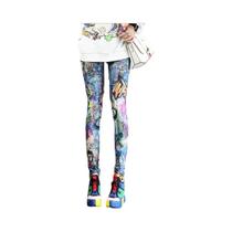 Leggings Coloridas Da Moda Para Mulheres, Calças Casuais Aquecedoras De Pernas, Disponíveis Em