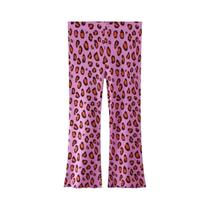 Leggings Com Estampa De Panda Para Meninas De 2 a 7 Anos, Calças Flare De Comprimento Total, Moda Leggings Com Estampa De Panda Para Meninas De 2 a 7 Anos, Calças Flare De Comprimento Total, Moda