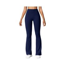 Leggings De Cintura Alta Com Efeito Push up Para Mulheres, Calças Casuais Slim Com Costura Em V Para