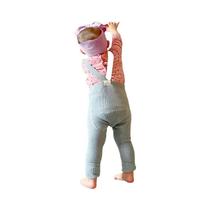 Leggings De Cintura Alta Com Suspensório Para Bebês, Meninas E Meninos, Meia-calça Sólida Com