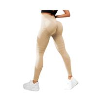 Leggings De Cintura Alta Para Controle De Celulite E Levantamento De Glúteos, Calças Para Exercícios
