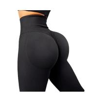 Leggings De Cintura Alta Sem Costura Para Mulheres, Calças De Esporte Para Levantar O Bumbum, Ideal