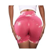 Leggings de Cintura Alta Sem Costura para Mulheres - Tie Dye - Ideal para Academia e Corrida