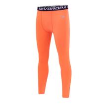 Leggings de compressão DEVOROPA Boys Quick Dry Orange S Leggings de compressão DEVOROPA Boys Quick Dry Orange S