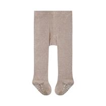 Leggings De Cor Sólida Para Bebês Com Laço, Meias De Tricô Para Crianças, Meias Para Meninos E
