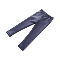 Leggings De Couro Quentes E Grossas Para Meninas De 3 a 10 Anos, Calças De Couro PU