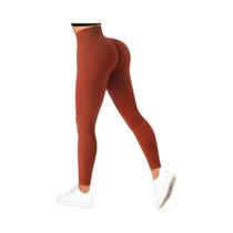 Leggings De Fitness De Compressão Sem Costura Sexy Feminina Para Academia Correndo Ao Ar Livre