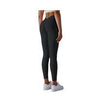 Leggings De Fitness Femininas De Cintura Alta Com Efeito De Enrugamento Para Treino Na Academia E