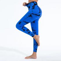 Leggings De Ginástica Amarradas De Cintura Alta Feminina Sem Costura Push up Booty Scrunch Yoga