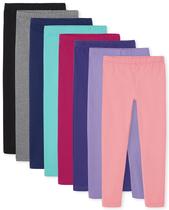 Leggings de moda The Children's Place, pacote com 8, para meninas de 7 a 8 anos