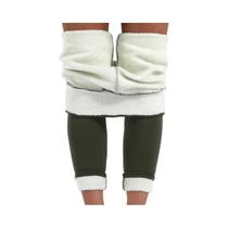 Leggings De Veludo Femininas De Cintura Alta Para O Inverno, Calças Clássicas Casuais Em Cor Sólida