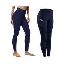 Leggings de Yoga Cintura Alta para Mulheres - Controle de Barriga, Bolsos e Design Sem Costura Leggings de Yoga Cintura Alta para Mulheres - Controle de Barriga, Bolsos e Design Sem Costura