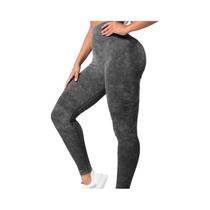 Leggings de Yoga Cintura Alta Sem Costura para Mulheres - Efeito Scrunch Butt