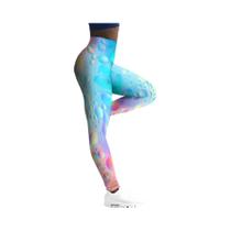 Leggings De Yoga Com Estampa De Carta De Amor Para Mulheres, Cintura Média, Moda Fitness, Leggings