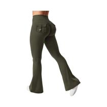 Leggings De Yoga Femininas De Alta Elasticidade Com Bolsos, Compressão E Conforto Para Atividades