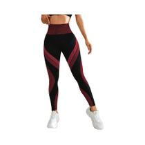 Leggings De Yoga Femininas De Cintura Alta Sem Costura Com Controle De Barriga, Macias, Elásticas,