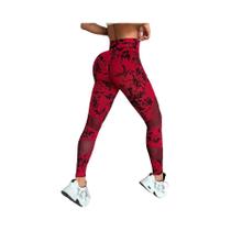 Leggings De Yoga Femininas De Cintura Alta Sem Costura Tie Dye Com Efeito Push up Para Fitness E