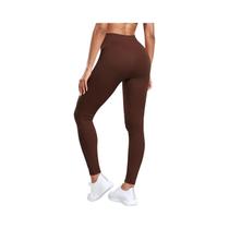 Leggings De Yoga Sem Costura De Cintura Alta Com Controle De Barriga E Efeito Franzido Para Corrida