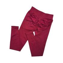 Leggings De Yoga Sem Costura Para Mulheres Com Efeito De Levantar O Bumbum E Cintura Baixa Para