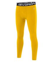 Leggings DEVOROPA Boys Compression Pants Gold Size XS