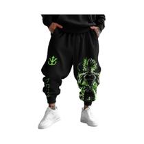 Leggings Esportivas De Algodão Para Homens E Mulheres Dragon Ball GOKU Majin Buu Calças De Anime