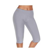 Leggings Esportivas Femininas De Secagem Rápida, Cintura Alta E Elástica, 3/4 Para Corrida E