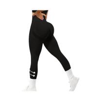 Leggings Esportivas Sem Costura De Cintura Alta Para Mulheres, Conjunto De 2 Peças Para Exercícios