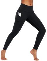 Leggings Ewedoos com bolsos para mulheres de cintura alta, pretas Leggings Ewedoos com bolsos para mulheres de cintura alta, pretas