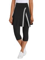 Leggings femininas com saia Fisoew, tênis, atléticas e bolsos Leggings femininas com saia Fisoew, tênis, atléticas e bolsos