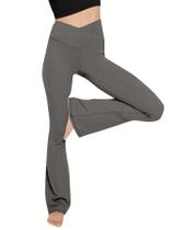 Leggings Femininas De Cintura Alta Com Corte Flare E Controle De Barriga, Calças De Yoga Bootcut Leggings Femininas De Cintura Alta Com Corte Flare E Controle De Barriga, Calças De Yoga Bootcut