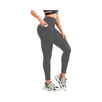 Leggings Femininas De Cintura Alta Com Forro Térmico E Bolsos, Calças De Yoga Grossas E Quentes Para Leggings Femininas De Cintura Alta Com Forro Térmico E Bolsos, Calças De Yoga Grossas E Quentes Para