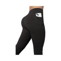 Leggings Femininas De Cintura Alta Em Cor Sólida, Slim, Elásticas, Com Efeito De Levantar O Bumbum E