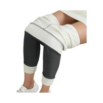 Leggings Femininas De Cintura Alta Em Veludo Fleece, Quentes, Ajuste Slim, Cor Sólida, Calças De