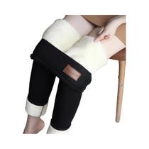Leggings Femininas De Cintura Alta Para Inverno, Quentes, Forradas Com Fleece, Grossas, Com Efeito