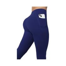 Leggings Femininas De Cintura Alta Sem Costura, Cor Sólida, Efeito Levanta Bumbum, Elásticas, Com