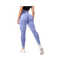 Leggings Femininas De Cintura Alta, Sem Costura, Vazadas, Efeito Fosco, Elásticas, Para Yoga E