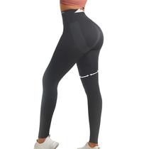 Leggings femininas de compressão Curvphilo com bolsos de cintura alta