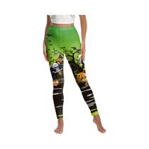 Leggings Femininas Estampadas Em 3D Com Esqueleto, Elásticas E Ajustadas, Para Cosplay De Halloween,