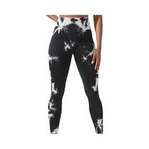 Leggings Femininas Sem Costura com Cintura Alta e Tie-Dye - Calça de Yoga com Efeito Scrunch