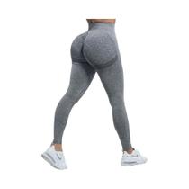 Leggings Femininas Sem Costura De Cintura Alta Para Fitness, Leggings Slim Com Efeito De Bumbum De