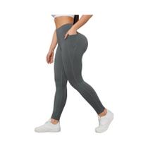 Leggings Femininas Skinny Stretch Para Fitness Com Bolsos, Calças Casuais De Outono Para Atividades
