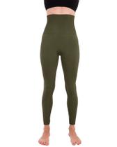 Leggings Homma High Waist Compression Tummy Control Olive M