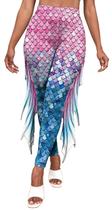 Leggings Mermaid Color Cosplayer Plus Size de cintura alta Leggings Mermaid Color Cosplayer Plus Size de cintura alta