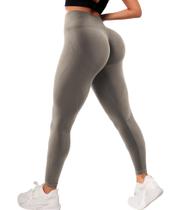 Leggings POWERASIA Scrunch Butt Amplify Contour Mocha para mulheres Leggings POWERASIA Scrunch Butt Amplify Contour Mocha para mulheres