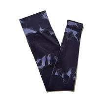Leggings Seamless De Cintura Alta Com Estampa Tie Dye Para Mulheres, Calças De Yoga Que Levantam O