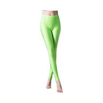 Leggings Skinny De Alta Elasticidade plus Size, Calças De Yoga Brilhantes Para Mulheres, Calças
